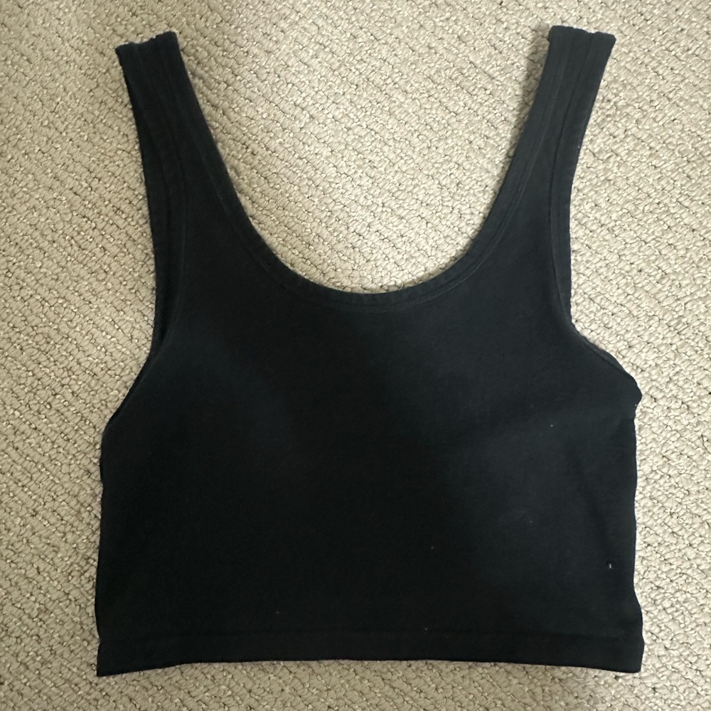 Classic Black Crop Top